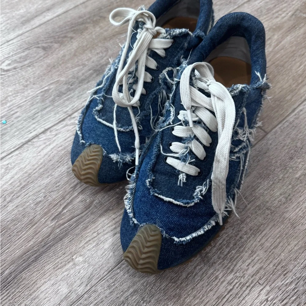 LOEWE Denim Flow Sneaker 38 - Picture 8 of 13